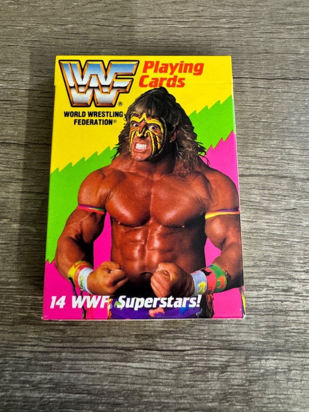 WWF 1991 Playing Cards Deck Featuring 14 Wrestling Superstars